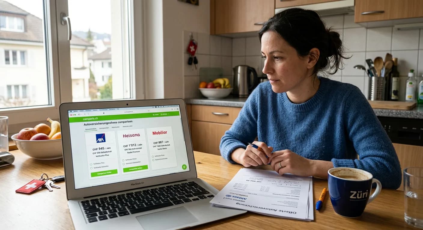 Autoversicherung optimieren Schweiz: Prämien sparen